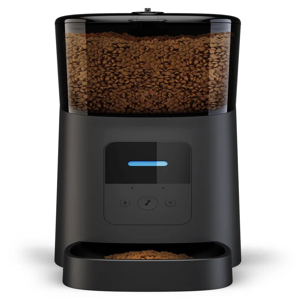 Smart 6L WiFi Automatic Pet Feeder - Timed Food Dispenser for Cats & Dogs with APP Control