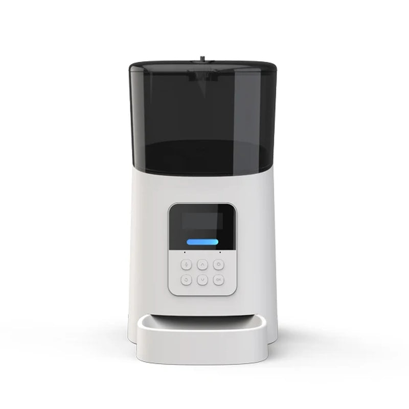 Smart 6L WiFi Automatic Pet Feeder - Timed Food Dispenser for Cats & Dogs with APP Control