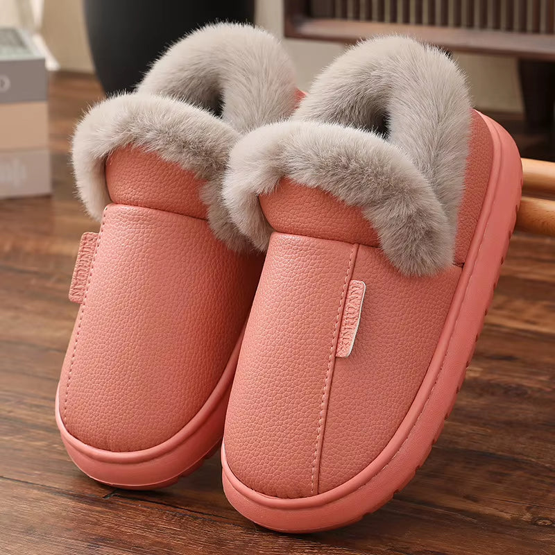 Cozy Unisex Plush Winter Sneakers & Slippers - Warm Velvet Snow Boots for Men & Women, Sizes 30-47